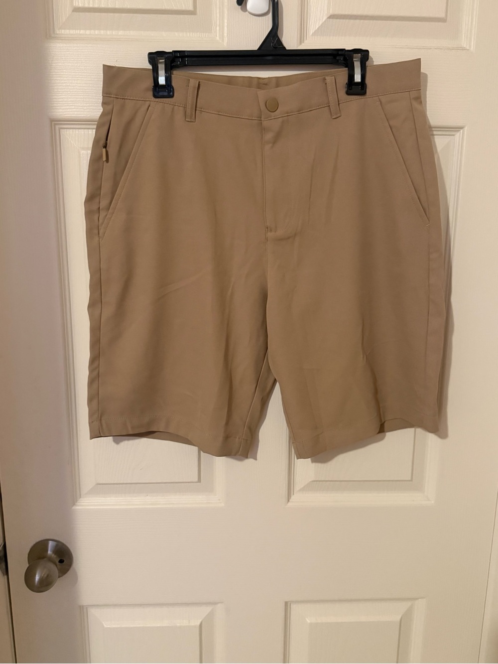 Kirkland Men's Flat Front Shorts - Khaki